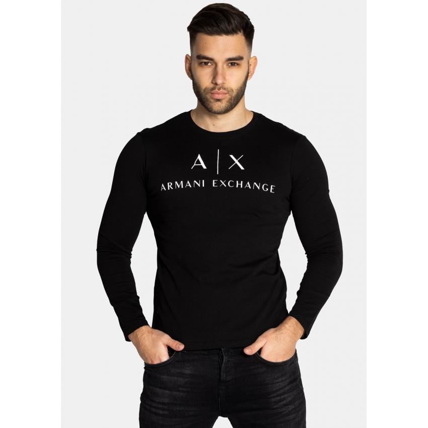 AX Armani Exchange Camisetas de chico 8NZTCHZ8H4Z Negro