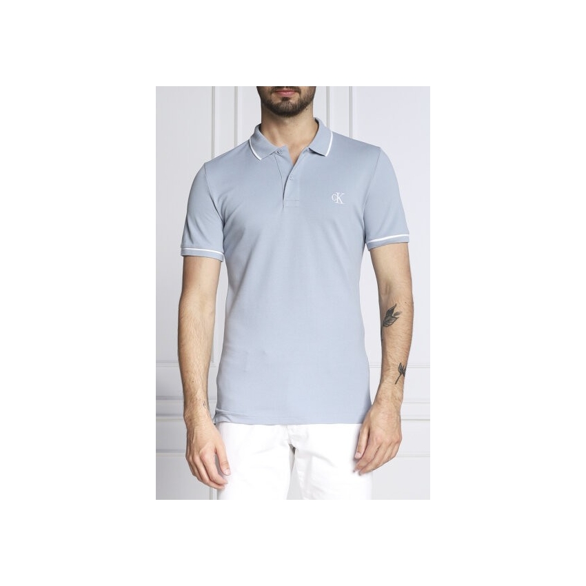 CALVIN KLEIN Polos de chico J30J315603 AZULCLARO