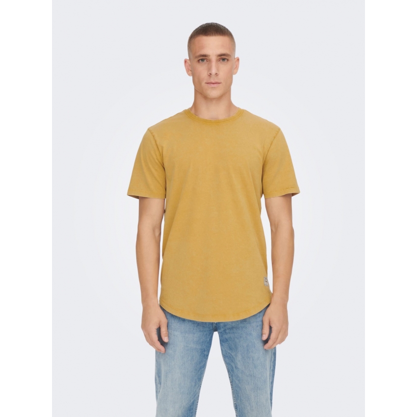 ONLY & SONS Camisetas de chico 22024204 AMARILLO