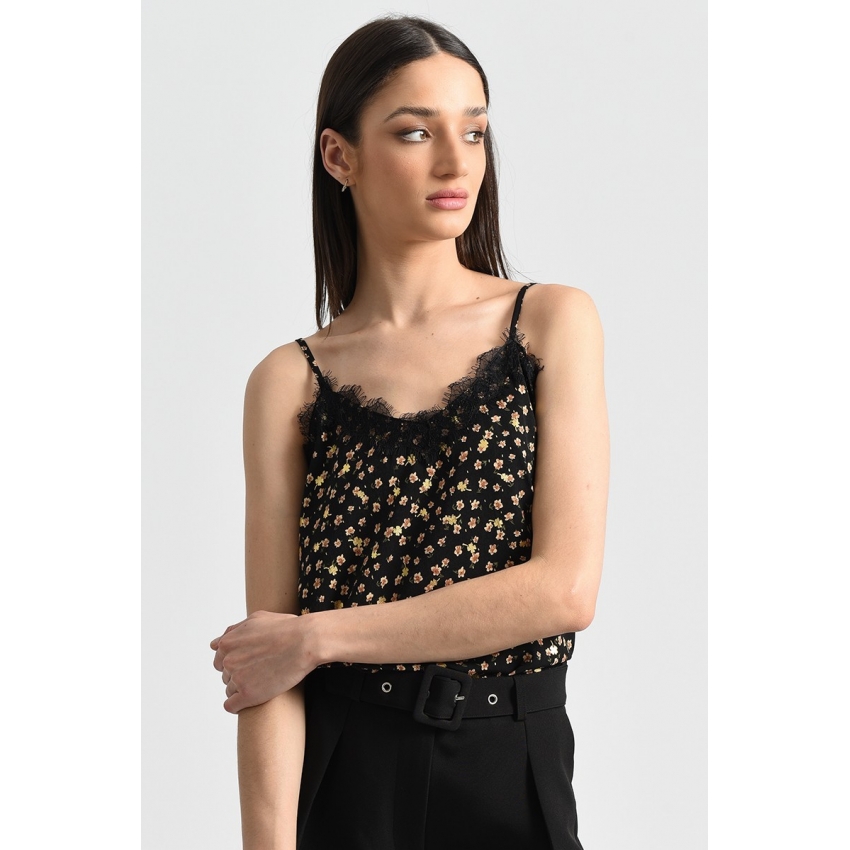 Molly Bracken Tops de chica S3898AH Negro