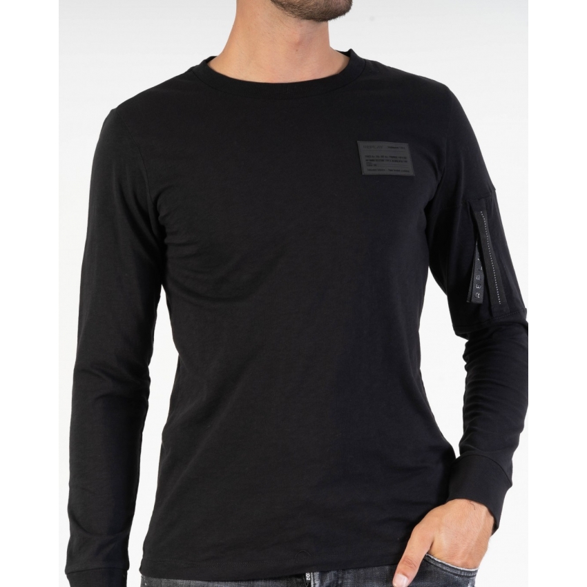 REPLAY Camisetas de chico M6288 Negro