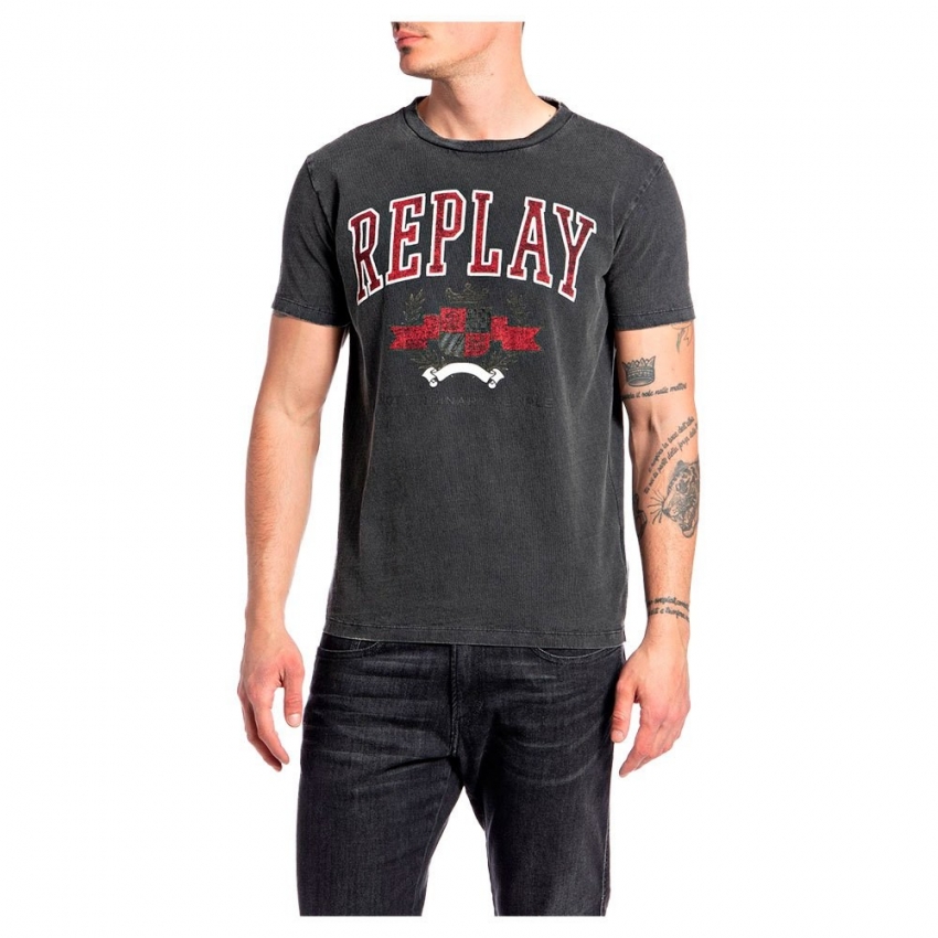 REPLAY Camisetas de chico M6290 Negro