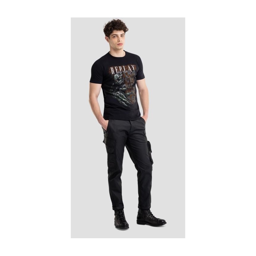 REPLAY Camisetas de chico M6303 Negro