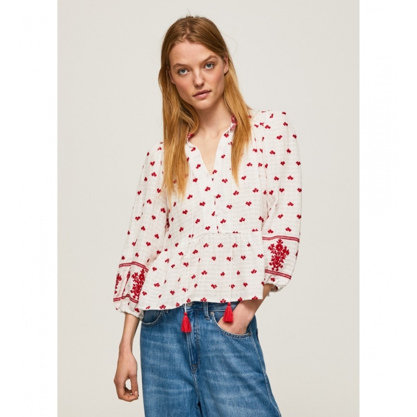 Pepe Jeans Blusas de chica PL304448 BLANCO