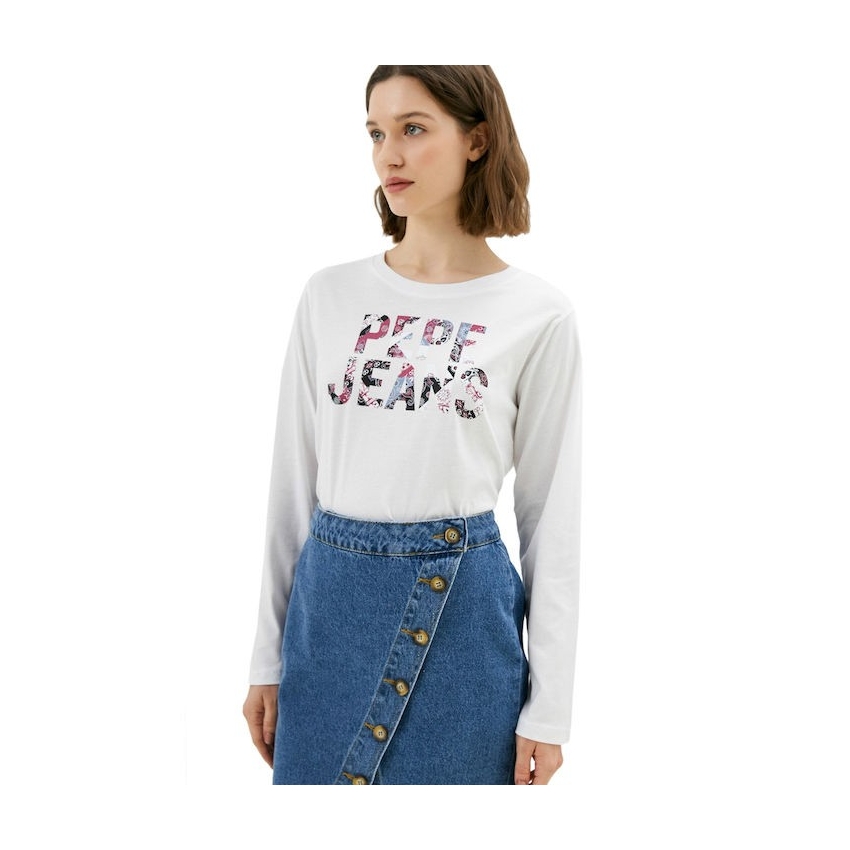 Pepe Jeans Camisetas de chica PL505394 BLANCO