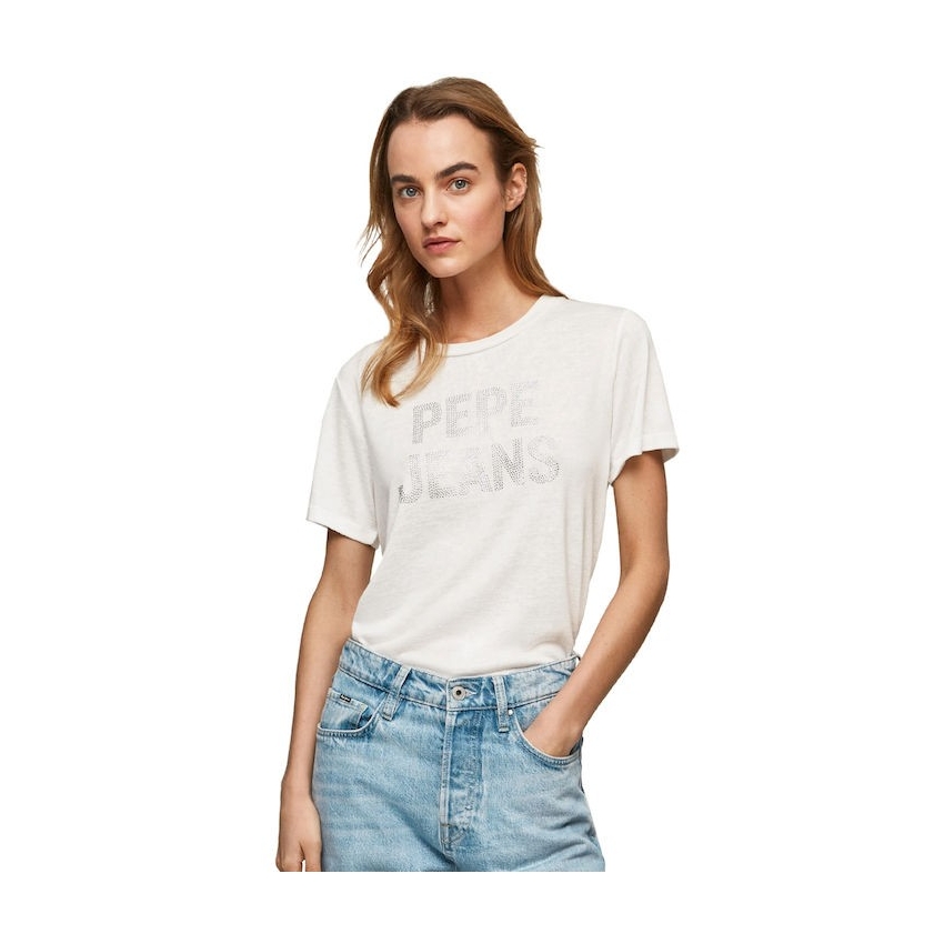 Pepe Jeans Camisetas de chica PL505443 BLANCO