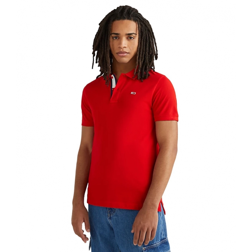 TOMMY HILFIGER Polos de chico DM0DM15940 ROJO