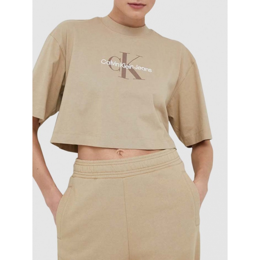 CALVIN KLEIN Camisetas de chica J20J220280 BEIGE