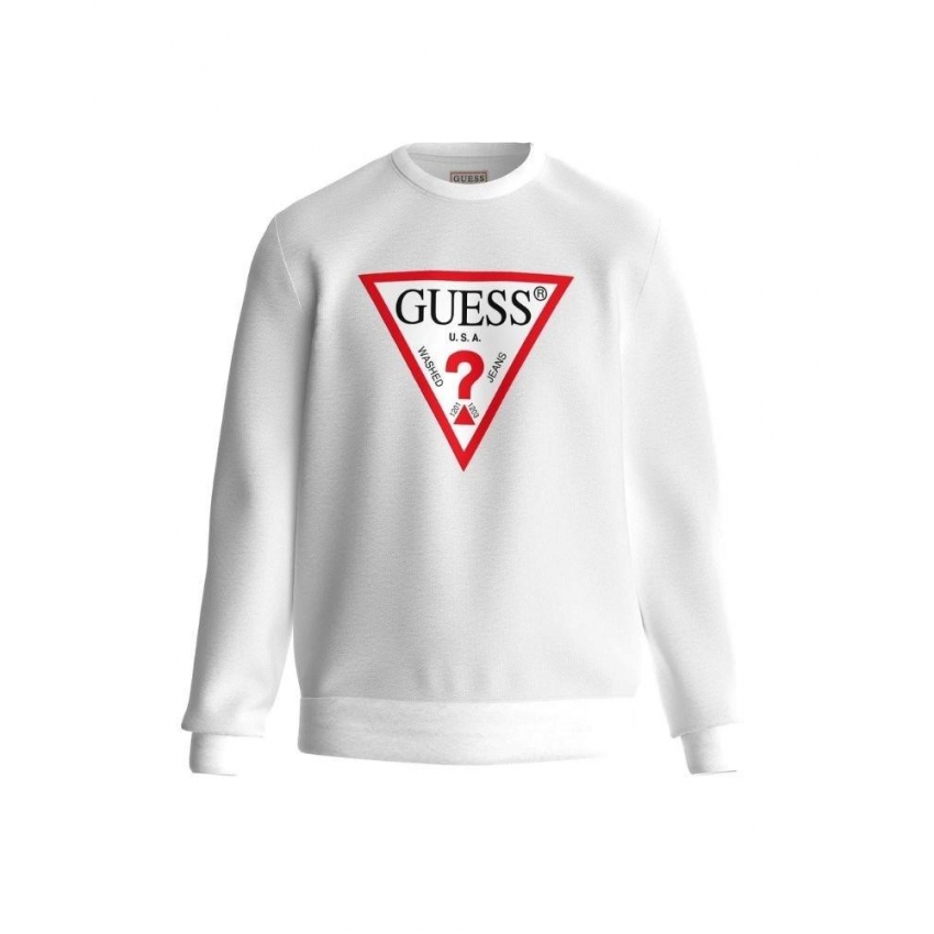 GUESS JEANS Sudaderas de chico M2YQ37K6ZS1 BLANCO