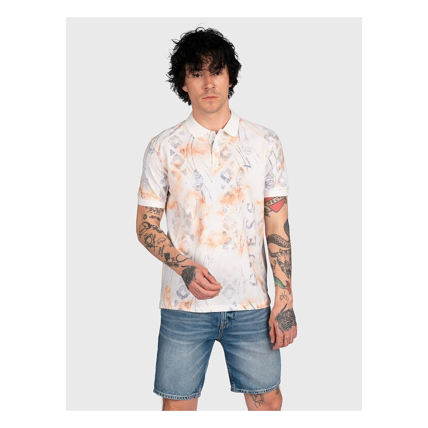 GUESS JEANS Polos de chico M3GP10KBQ40 BLANCO