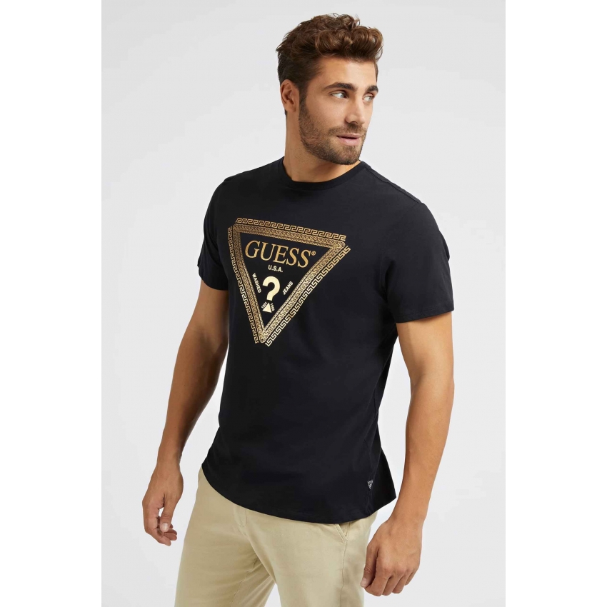 GUESS JEANS Camisetas de chico M3RI68KBDK0 Negro