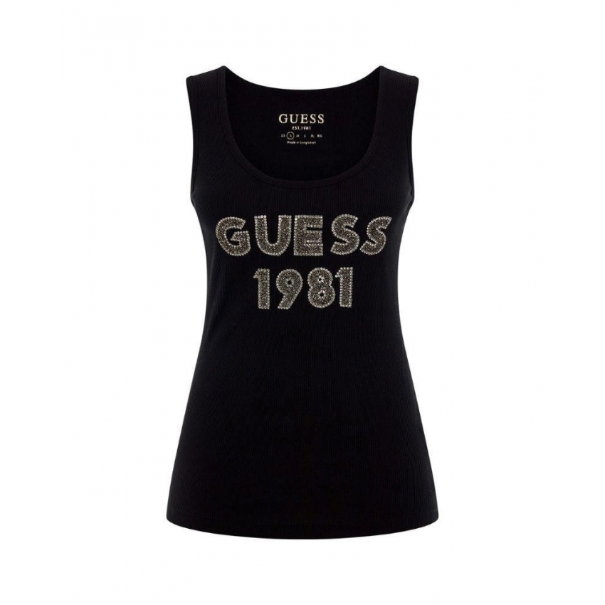 GUESS JEANS Camisetas de chica W3RP07K1814 Negro