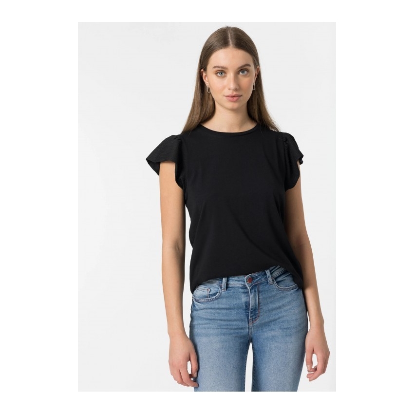 Tiffosi Camisetas de chica 10048495 Negro