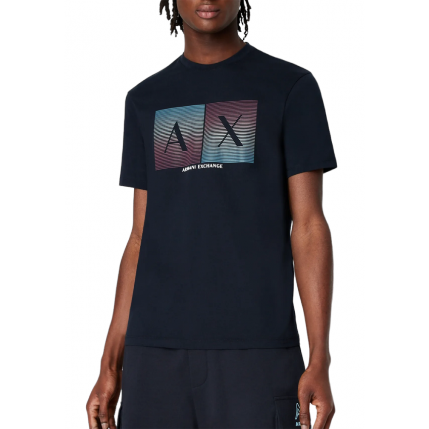 AX Armani Exchange Camisetas de chico 3RZTCBZJH4Z MARINO