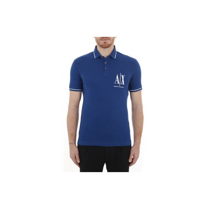 AX Armani Exchange Polos de chico 8NZFPAZ8M5Z AZUL