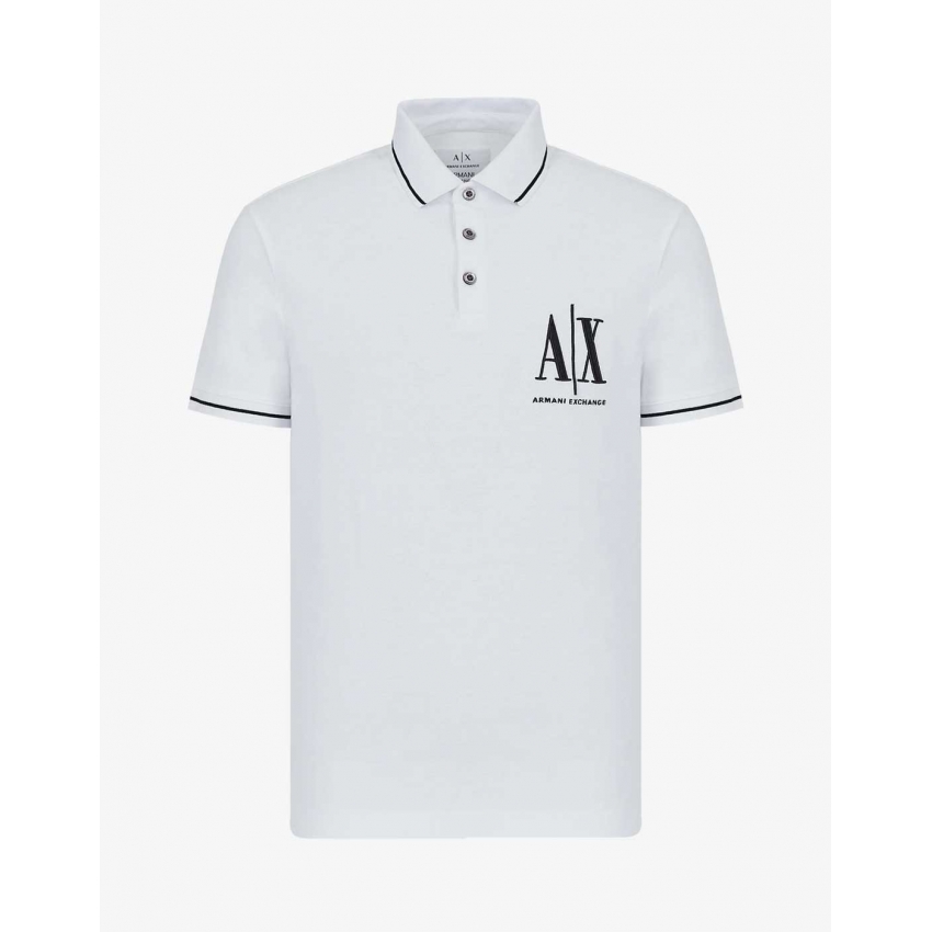 AX Armani Exchange Polos de chico 8NZFPAZ8M5Z BLANCO