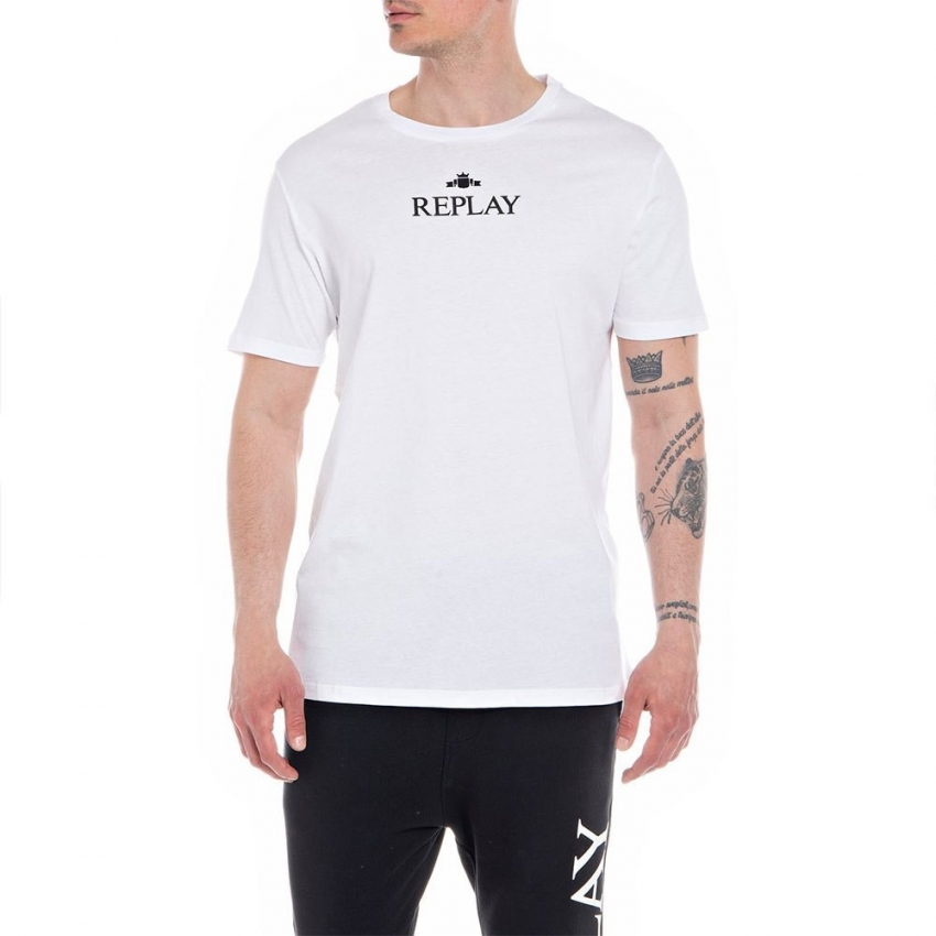 REPLAY Camisetas de chico M6473 BLANCO