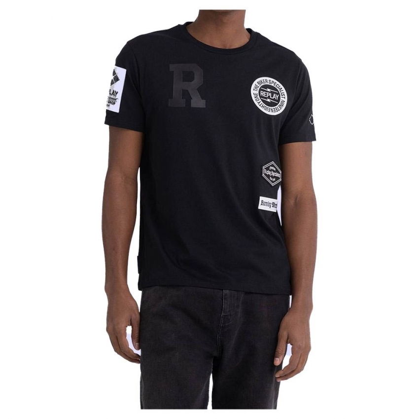 REPLAY Camisetas de chico M6490 Negro