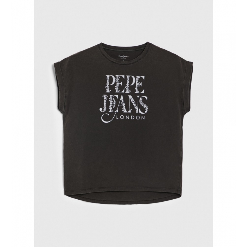 Pepe Jeans Camisetas de chica PL505385 Negro