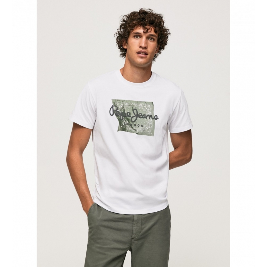 Pepe Jeans Camisetas de chico PM508645 BLANCO