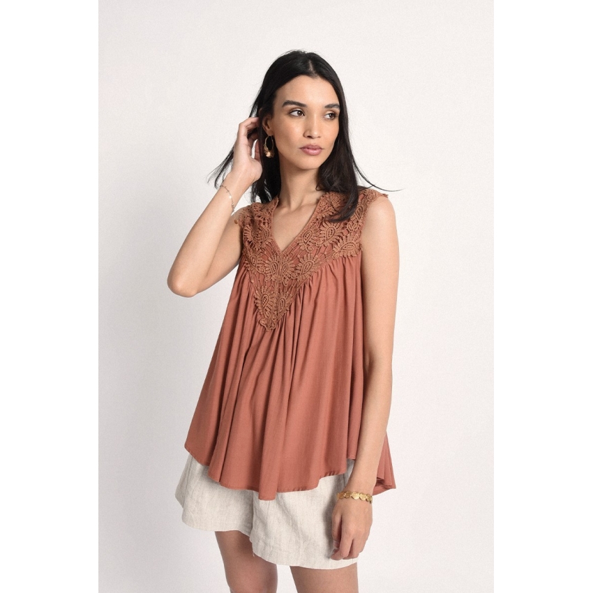 Molly Bracken Blusas de chica R1263BE CORAL