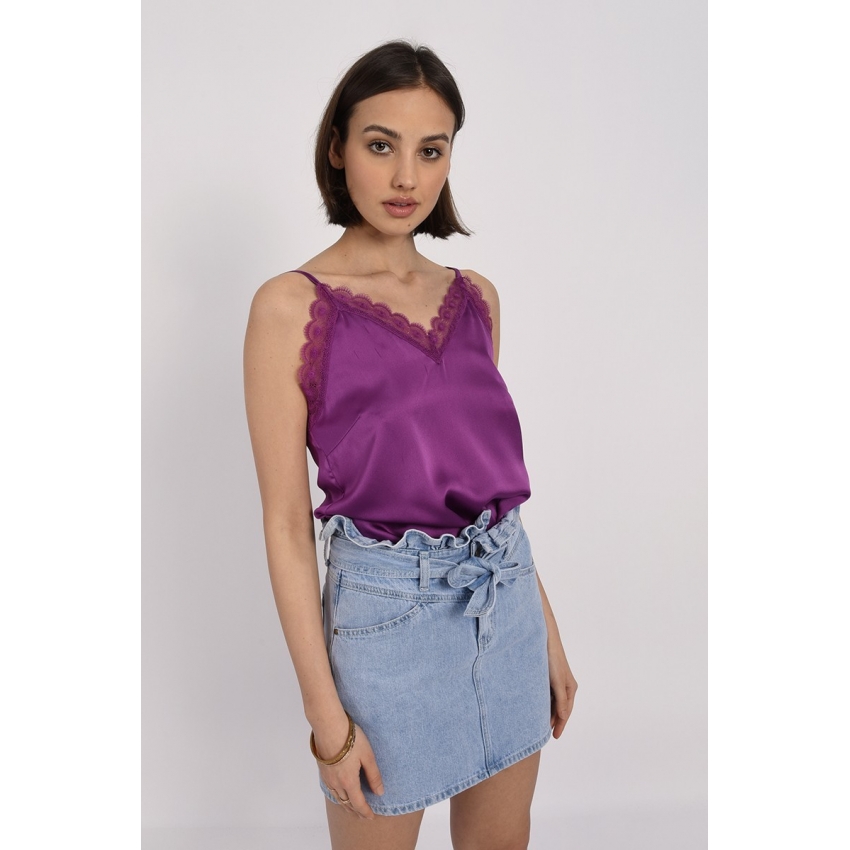 Molly Bracken Tops de chica TR188BP LILA