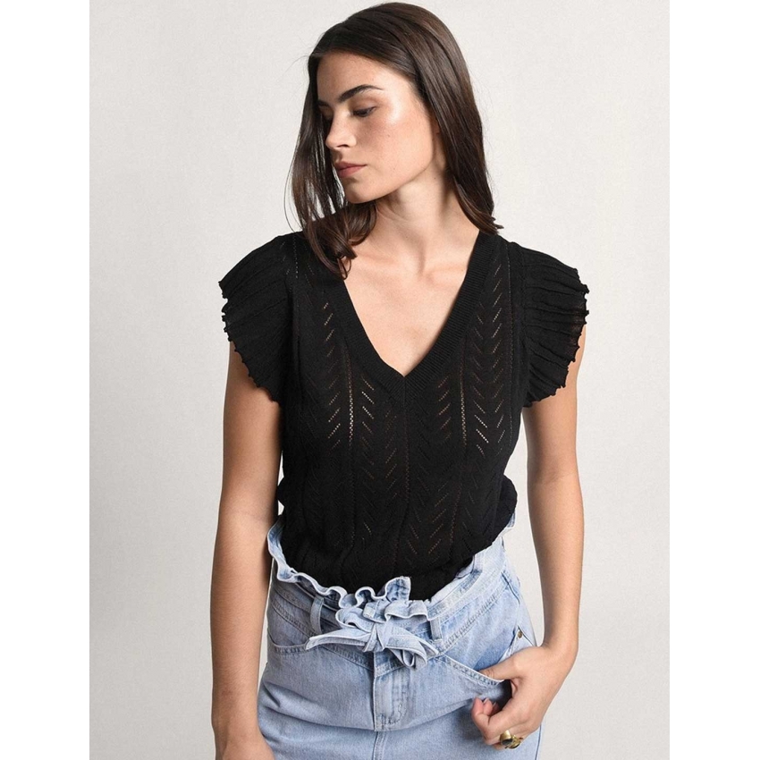 Molly Bracken Tops de chica LA1278BE Negro