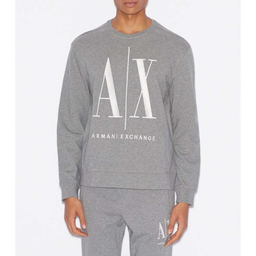 AX Armani Exchange Sudaderas de chico 8NZMPAZJ1ZZ GRIS