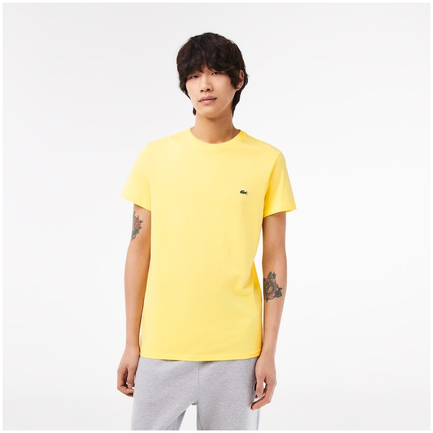 LACOSTE Camisetas de chico TH2038-00 AMARILLO