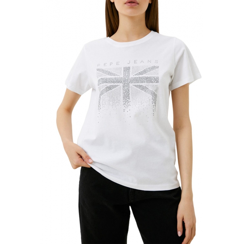 Pepe Jeans Camisetas de chica PL505574 BLANCO