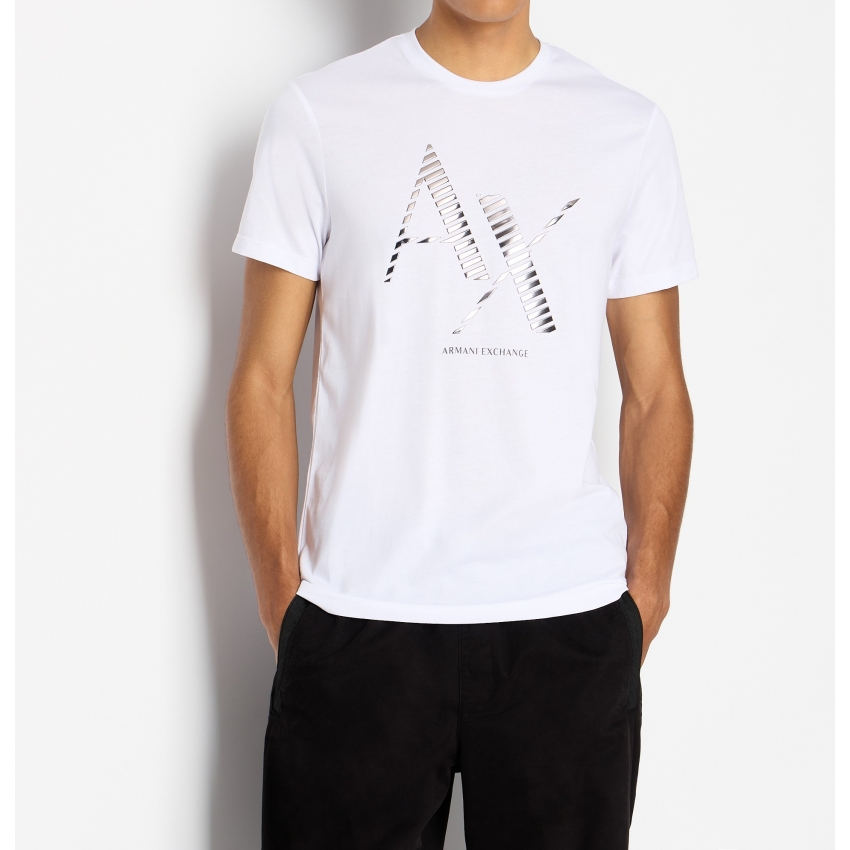 AX Armani Exchange Camisetas de chico 6RZTKDZJBYZ BLANCO