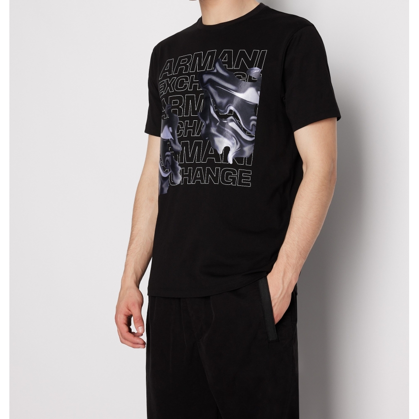 AX Armani Exchange Camisetas de chico 6RZTHLZJ8EZ Negro