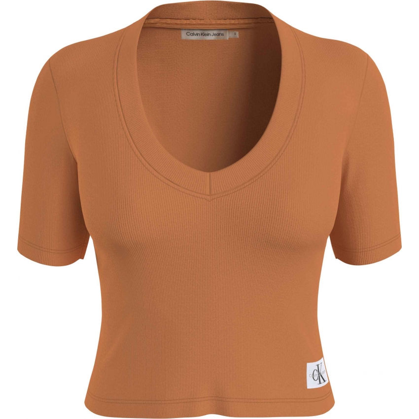 CALVIN KLEIN Camisetas de chica J20J222379 NARANJA