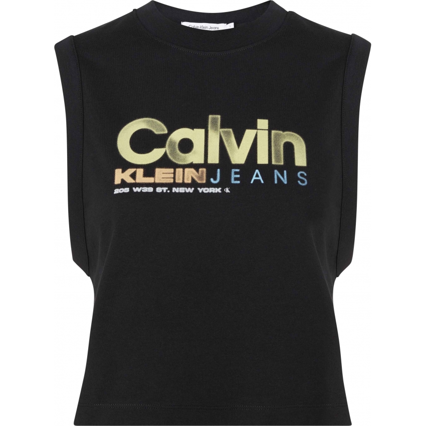 CALVIN KLEIN Camisetas de chica J20J221359 Negro