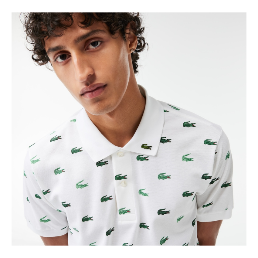 LACOSTE Polos de chico PH3562-00 BLANCO