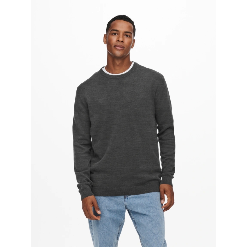 ONLY & SONS Jerseys de chico 22015975 GRIS