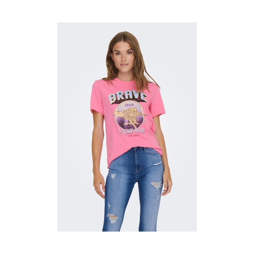 Only Camisetas de chica 15301667 ROSA