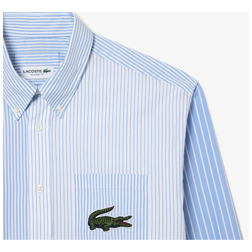 LACOSTE Camisas de chico CH6409-00 AZULCLARO