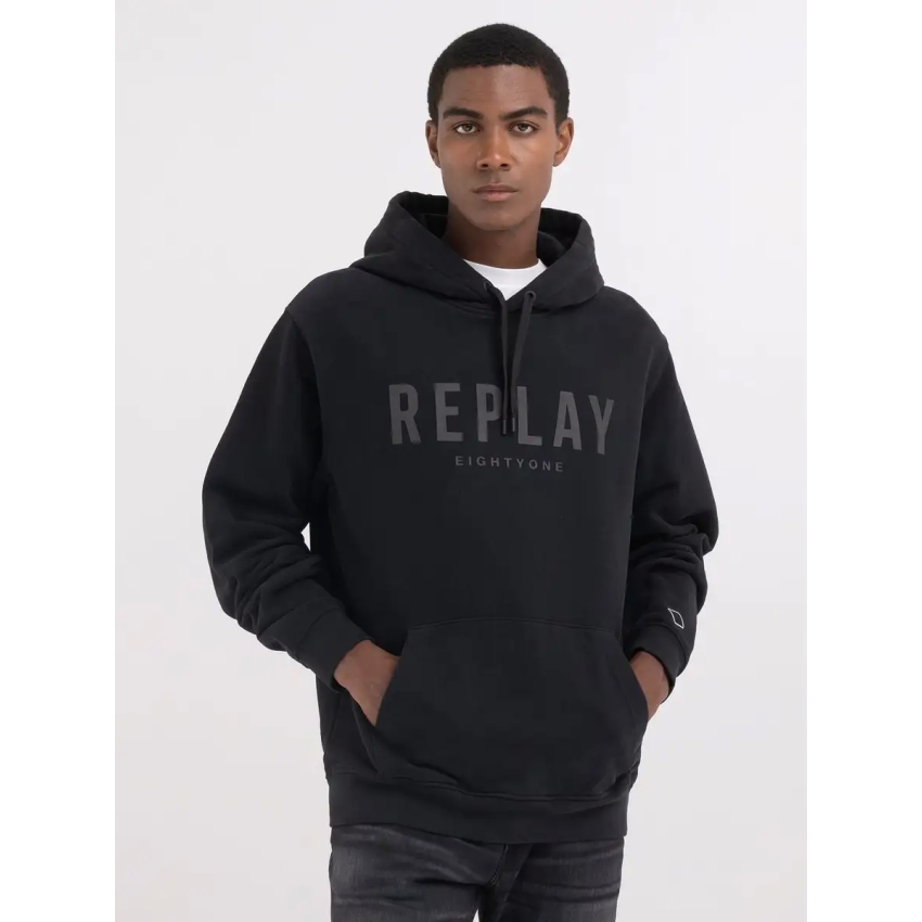 REPLAY Sudaderas de chico M6717 Negro