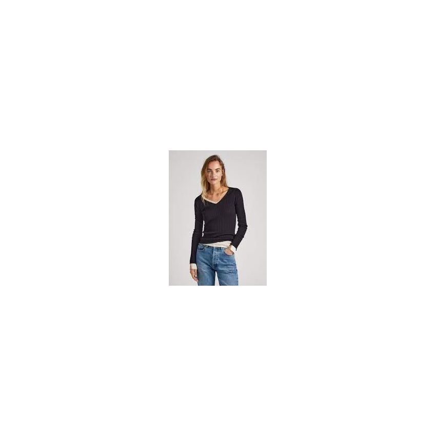 Pepe Jeans Jerseys de chica PL702056 Negro