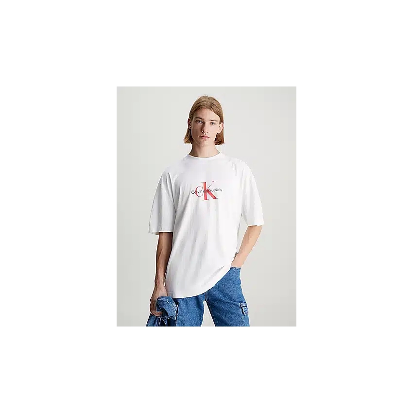 CALVIN KLEIN Camisetas de chico J30J325427 BLANCO