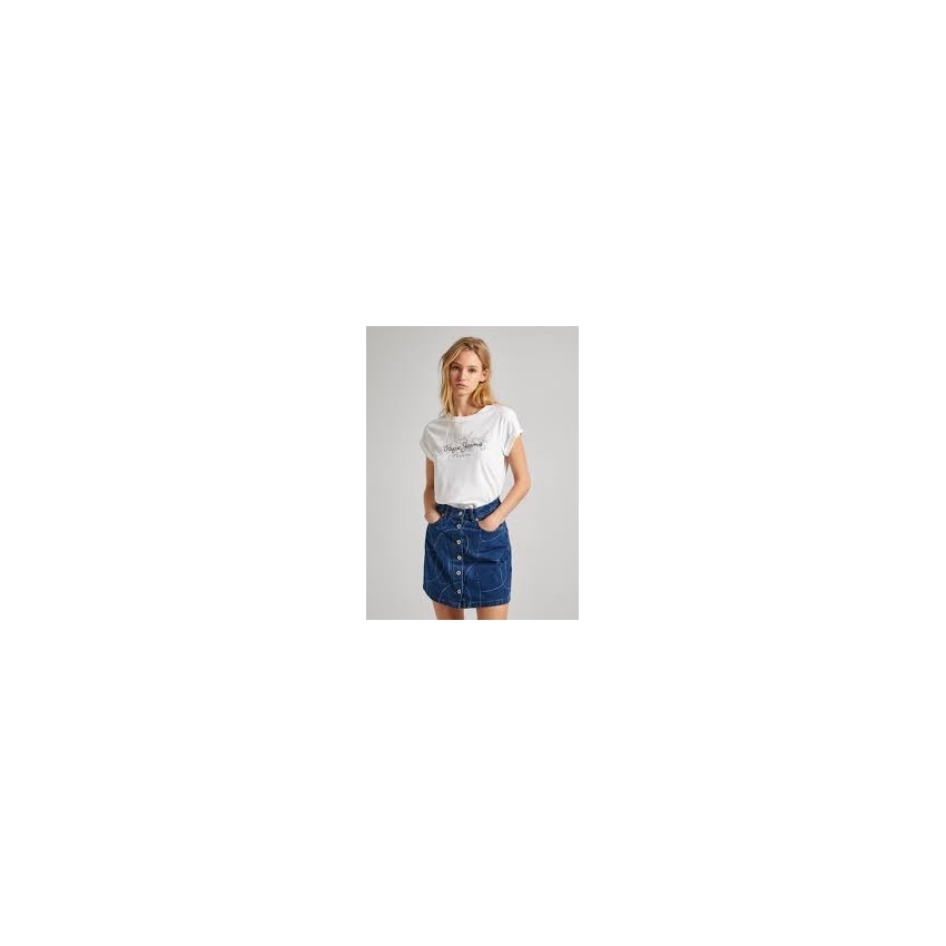 Pepe Jeans Camisetas de chica PL505767 BLANCO