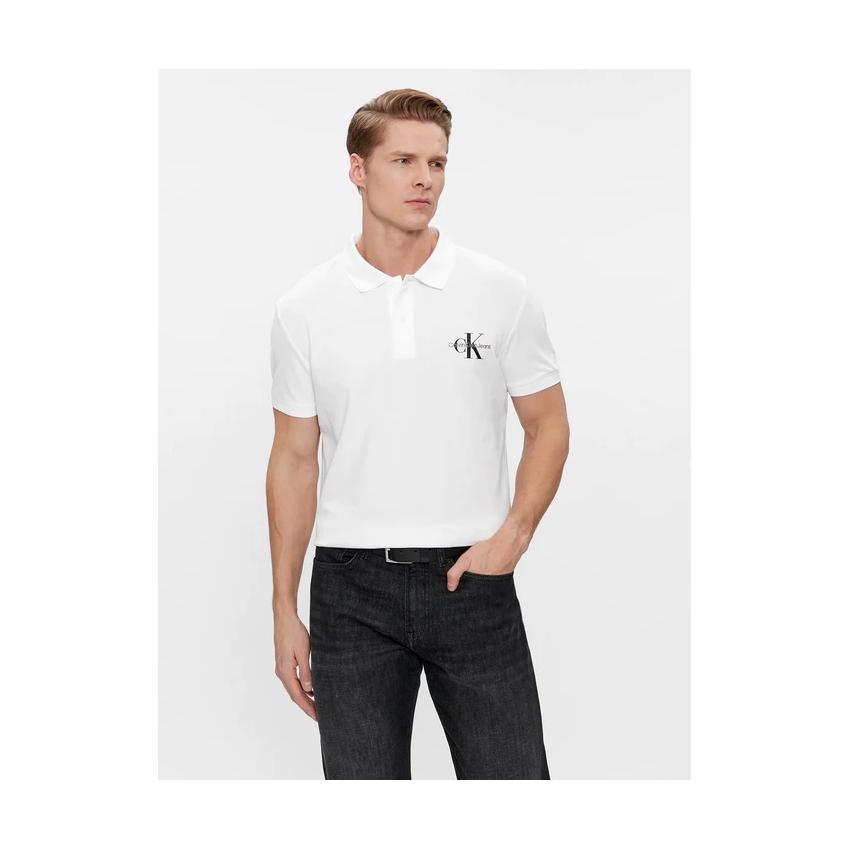 CALVIN KLEIN Polos de chico J30J323395 BLANCO