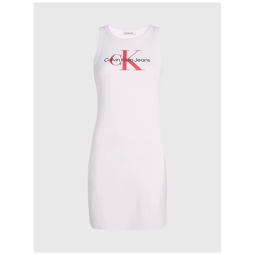 CALVIN KLEIN Vestidos de chica J20J223069 BLANCO