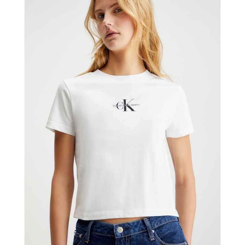 CALVIN KLEIN Camisetas de chica J20J223113 BLANCO