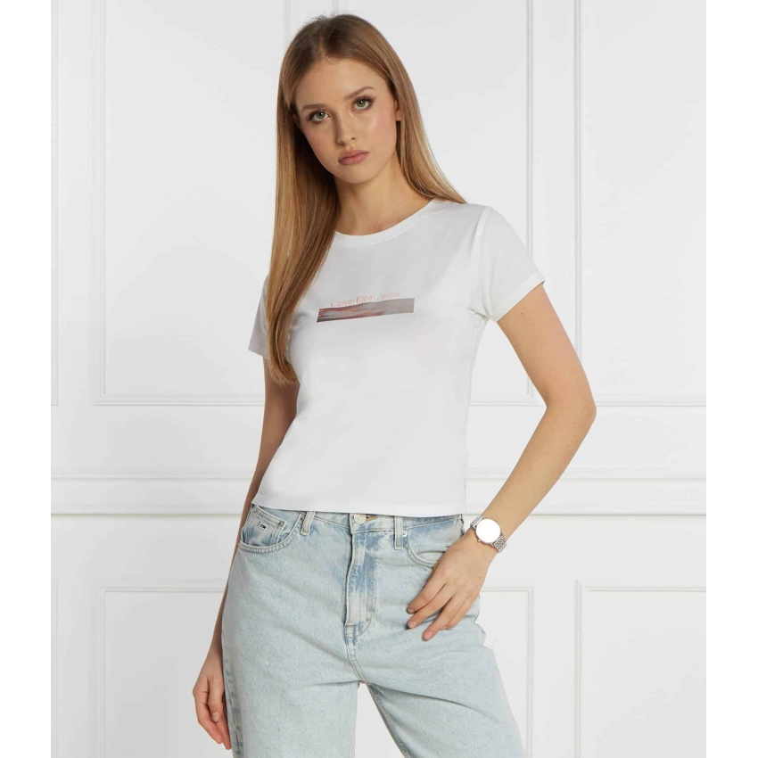 CALVIN KLEIN Camisetas de chica J20J223167 BLANCO