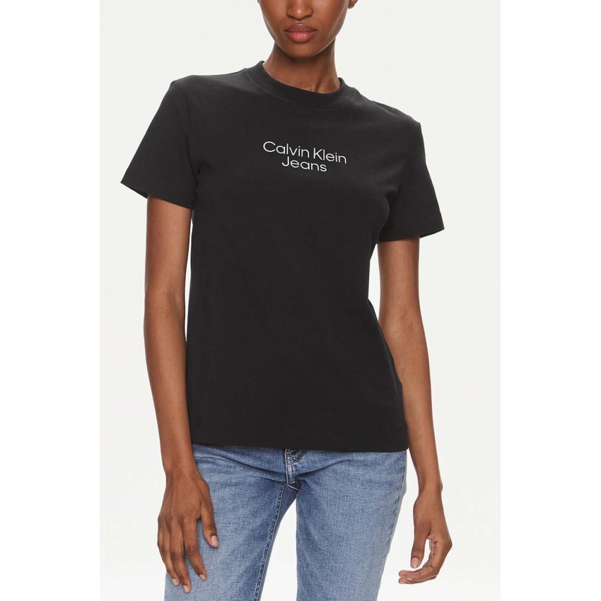 CALVIN KLEIN Camisetas de chica J20J223222 Negro