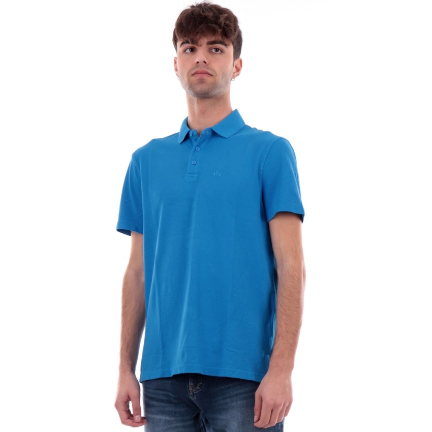 AX Armani Exchange Polos de chico 3DZFABZJXUZ AZUL