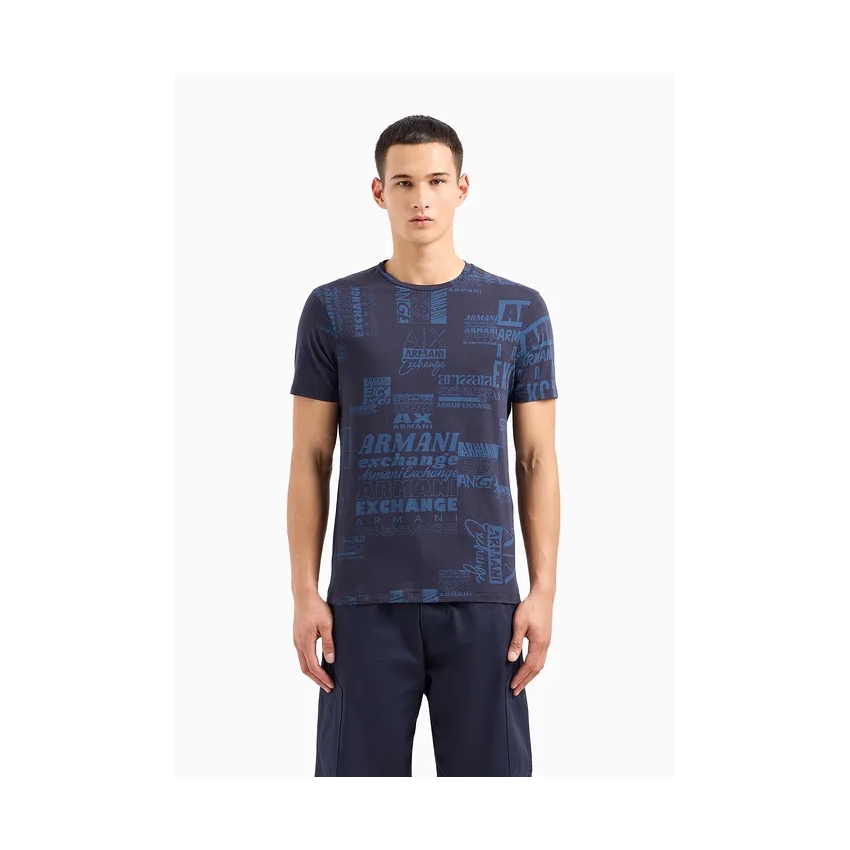 AX Armani Exchange Camisetas de chico 3DZTHWZJ8EZ AZUL