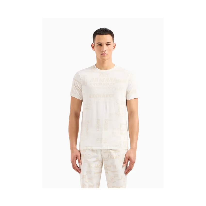 AX Armani Exchange Camisetas de chico 3DZTHWZJ8EZ BLANCO